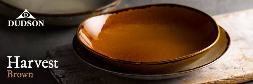 Dudson Harvest Brown Rustic Crockery from Stephensons Catering Suppliers