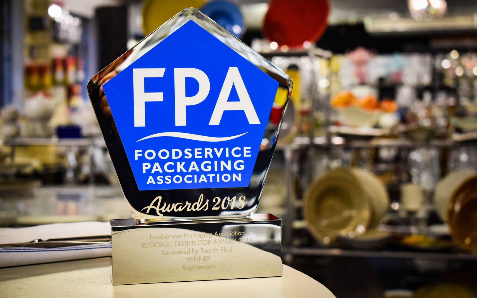 Stephensons were proud to be named Regional Distributor of the Year at the 2018 FPA Awards