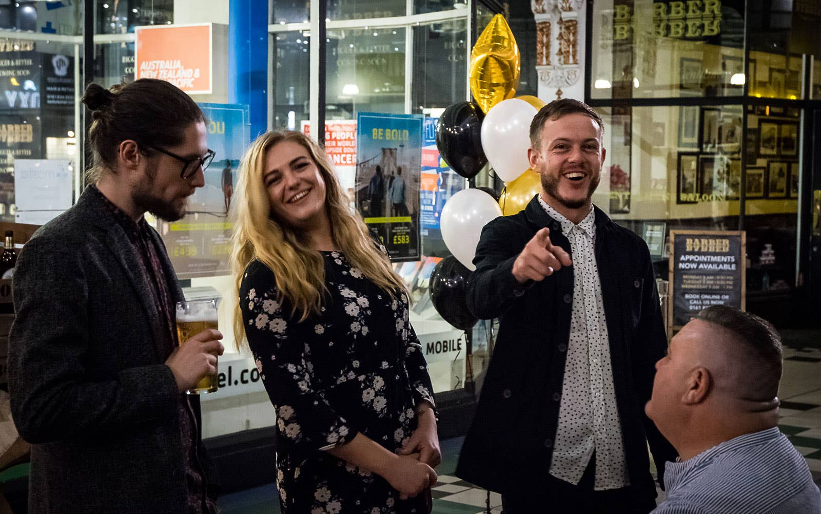 Ford Maddox Brown, Rebecca Dobson, Gary Bellamy and Gary Thompson