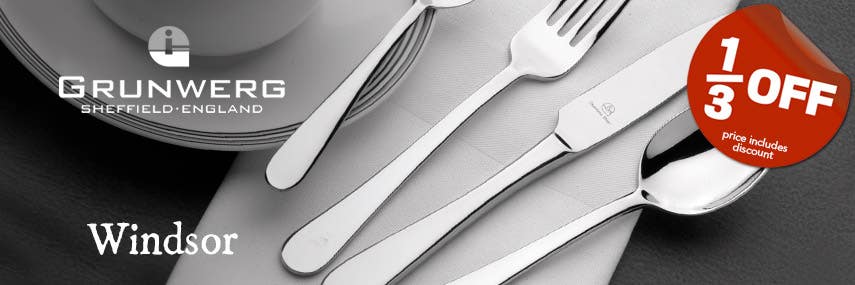 Grunwerg Windsor Contemporary Budget Cutlery from Stephensons Catering Suppliers