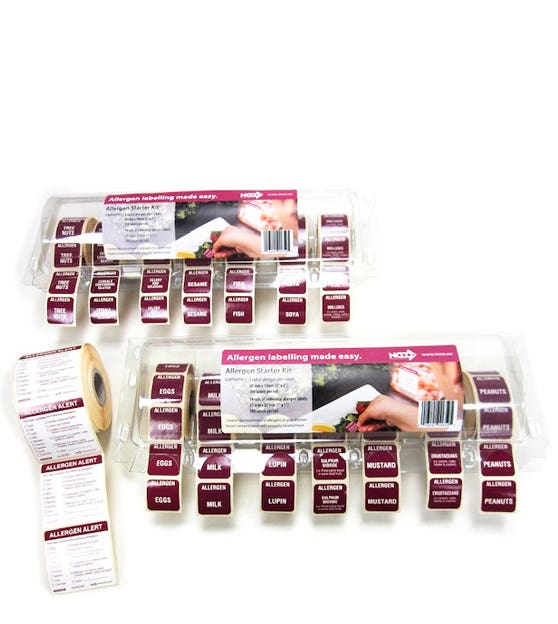 Allergen Label Starter Kits from Stephensons Catering Suppliers