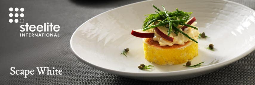 Steelite Scape White Crockery from Stephensons Catering Suppliers