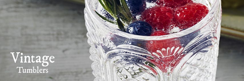 Vintage Tumblers from Stephensons Catering Suppliers